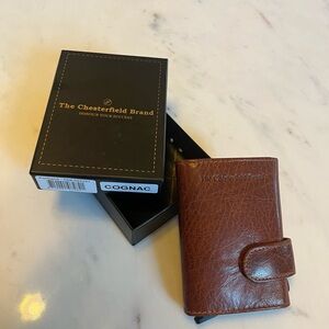 The Chesterfield Brand Cognac Leather Wallet